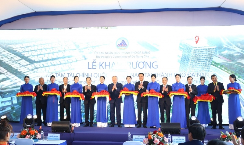 Trung tâm tài chính Quốc tế Việt Nam tại TP. Đà Nẵng đã làm lễ khai trương và chính thức đi vào hoạt động từ ngày 9/1/2026. Ảnh: Thảo Nguyên