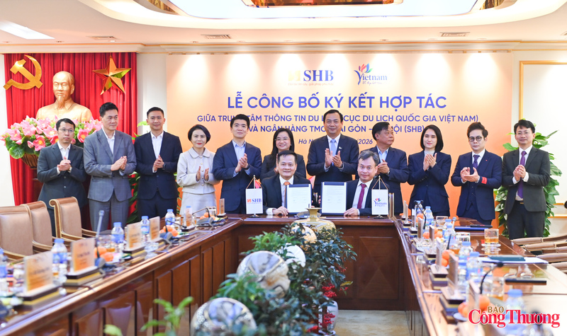 Trung tâm Thông tin du lịch (Cục Du lịch Quốc gia Việt Nam) và Ngân hàng TMCP Sài Gòn - Hà Nội (SHB) chính thức ký kết Thỏa thuận hợp tác giai đoạn 2026-2030.