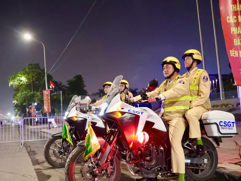 Tổ tuần tra lưu động khu vực xung quanh sự kiện diễn ra.