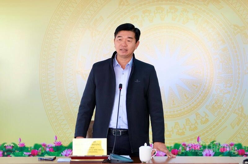 Ông Phan Nguyễn Hoàng Tân - Giám đốc sở Nông nghiệp và Môi trường tỉnh Lâm Đồng. Ảnh: Minh An