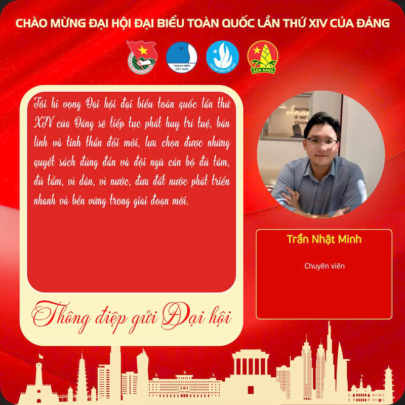 Chùm ảnh: Tuổi trẻ ngành Công Thương gửi gắm niềm tin tới Đại hội XIV của Đảng - 10