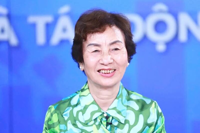 PGS.TS Bùi Thị An - nguyên Đại biểu Quốc hội khóa XIII, Chủ tịch Hội Nữ trí thức Hà Nội, Viện trưởng Viện Tài nguyên, Môi trường và Phát triển cộng đồng. Ảnh: Nguyễn Phúc