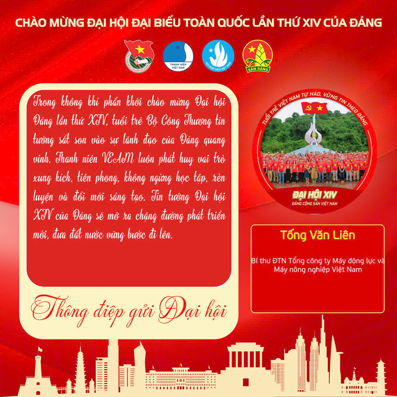 Chùm ảnh: Tuổi trẻ ngành Công Thương gửi gắm niềm tin tới Đại hội XIV của Đảng - 3