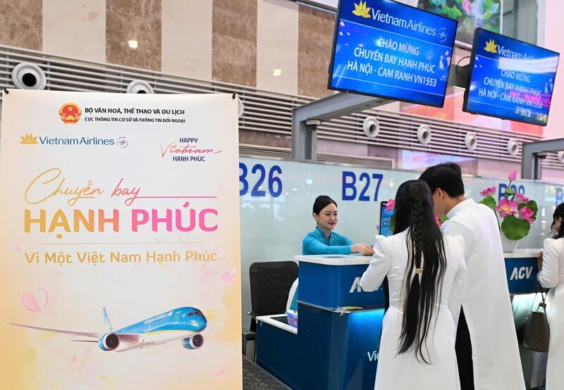 Vietnam Airlines lan tỏa thông điệp “Việt Nam hạnh phúc” từ bầu trời - 1