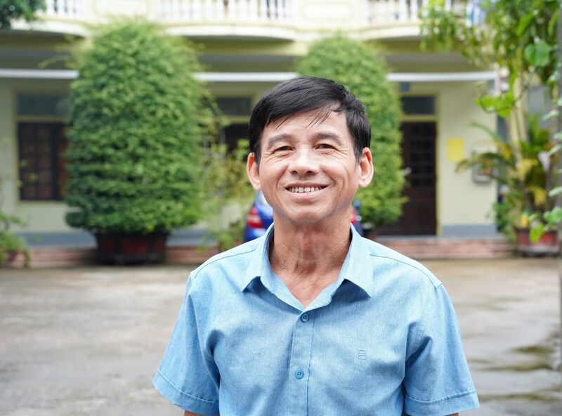 Ông Đặng Quang Canh, đảng viên, cựu chiến binh (khối Tân Tiến, phường Trường Vinh). Ảnh: Mai Liễu