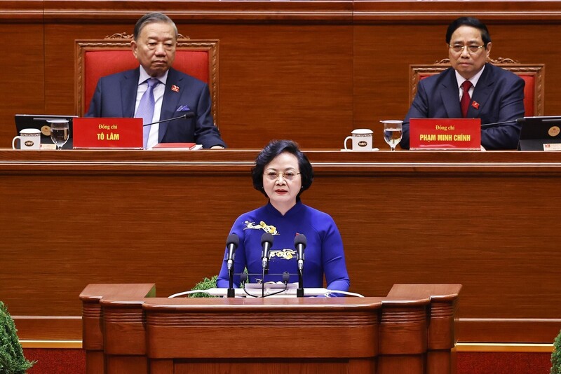 Đồng chí Phạm Thị Thanh Trà - Ủy viên Trung ương Đảng, Ủy viên Ban Thường vụ Đảng ủy Chính phủ, Phó Thủ tướng Chính phủ. Ảnh: TTXVN