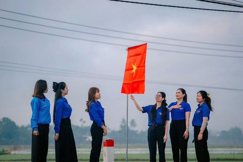 Tuổi trẻ Quảng Ngãi gửi gắm nhiều kỳ vọng, mong muốn được ống hiến sức trẻ của mình cho quê hương, đất nước. Ảnh: Nguyễn Dương