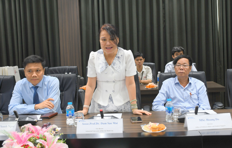 PGS.TS Đàm Sao Mai - Phó Hiệu trưởng Trường Đại học Công nghiệp TP. Hồ Chí Minh. Ảnh: Minh Khuê