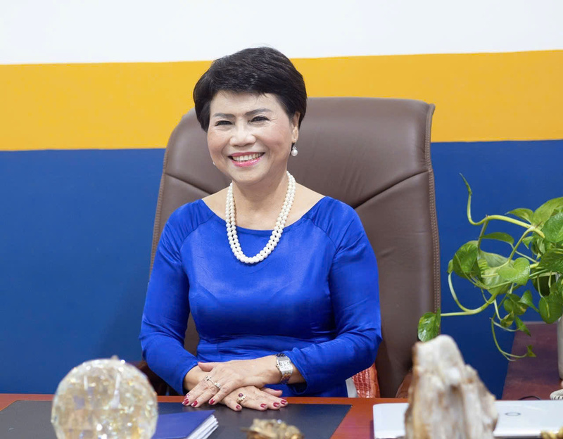 Bà Nguyễn Thị Kim Liên - Giám đốc Công ty TNHH Kinh doanh Tổng hợp Ân Điển. Ảnh: Bình An