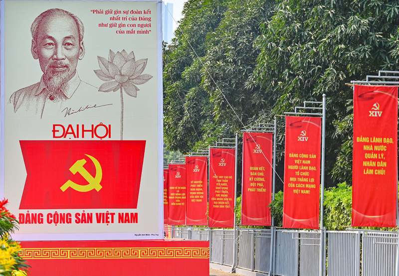 Đại hội XIV của Đảng là sự kiện chính trị đặc biệt trọng đại của toàn Đảng, toàn dân, toàn quân ta. Ảnh: Nam Nguyễn