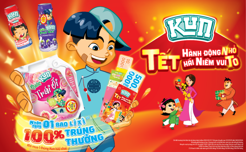 Tết Kun 2026 lan tỏa giá trị yêu thương từ những hành động nhỏ