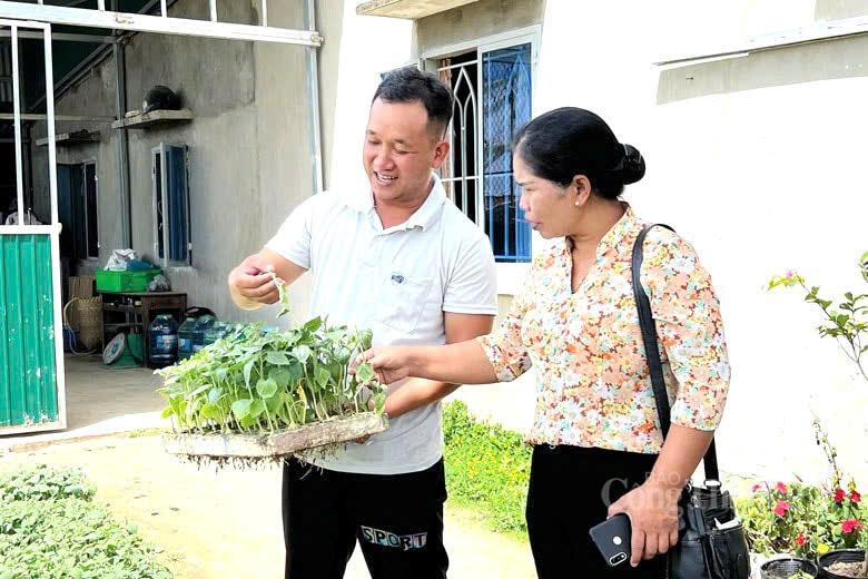 Ông Ya Drich - Trưởng thôn M'Răng, xã Ka Đô, tỉnh Lâm Đồng. Ảnh: Lê Sơn