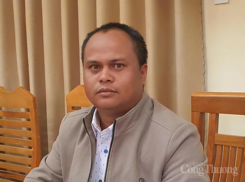 Ông Tounech Bi Za - Trưởng thôn 1, xã Lạc Dương, tỉnh Lâm Đồng. Ảnh: Lê Sơn