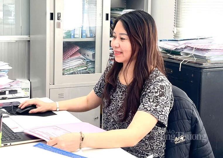 Bà Võ Thị Ngọc Nhung, Trưởng phòng Xuất nhập khẩu, Công ty TNHH cung ứng nông nghiệp (KCN Phú Hội, tỉnh Lâm Đồng). Ảnh: Lê Sơn