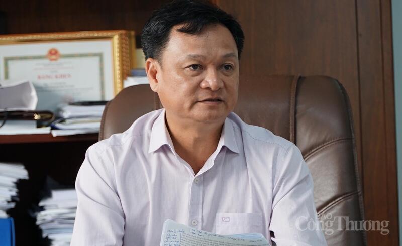 Ông Vũ Văn Hưng - Bí thư Đảng uỷ phường Tân Lập. Ảnh: Vũ Long