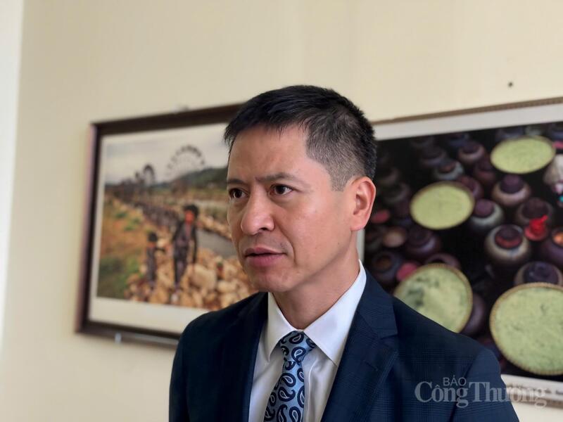 Ông Nguyễn Minh Tiến - Giám đốc Trung tâm Xúc tiến thương mại nông nghiệp (Bộ Nông nghiệp và Môi trường). Ảnh: N.H