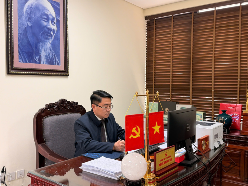 Ông Nguyễn Mạnh Tiến, Ủy viên Ban Thường vụ Đảng ủy, Trưởng Ban xây dựng Đảng phường Tây Hồ.