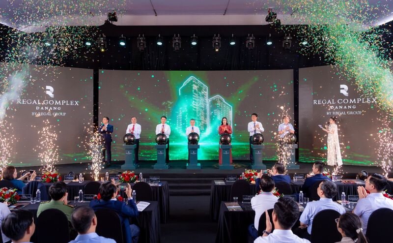 Khu phức hợp căn hộ hạng sang Regal Complex - một trong sáu công trình trọng được của thành phố Đà Nẵng được chọn khởi công dịp 2/9.