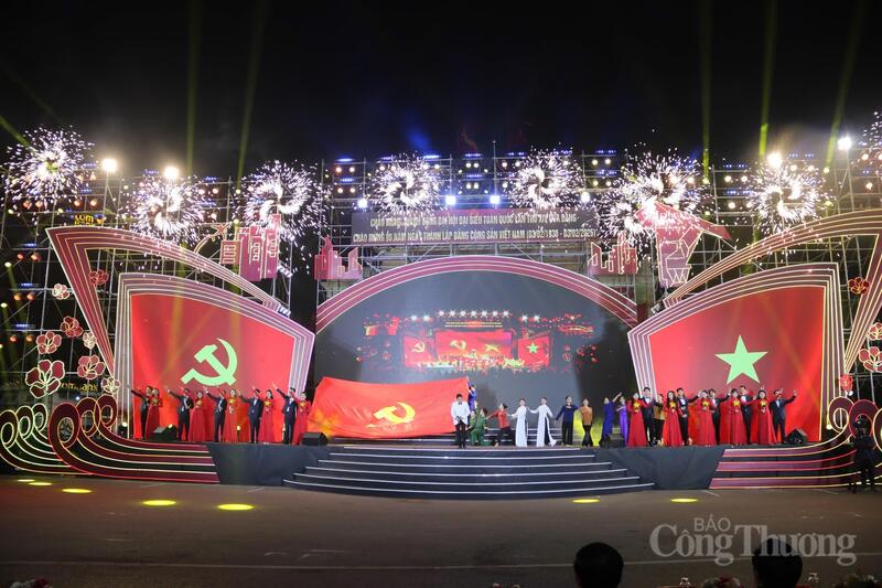 TP. Hải Phòng rực rỡ chào mừng thành công Đại hội XIV của Đảng.