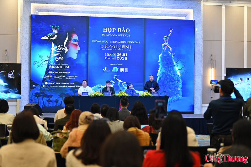 Trong buổi họp báo, nghệ sĩ Dương Lệ Bình cho biết, bản thân hạnh phúc và gọi đó là mối lương duyên khi có thể cùng êkip đưa "Khổng Tước" đến với khán giả Việt Nam.