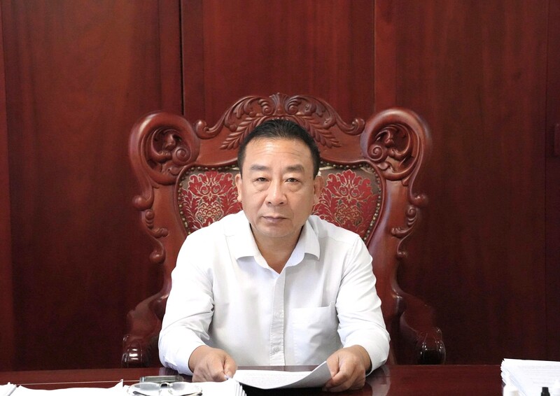 Ông Nguyễn Văn Đệ, Uỷ viên Ban Thường vụ Tỉnh uỷ, Phó Chủ tịch UBND tỉnh Nghệ An trả lời phỏng vấn Báo Công Thương. Ảnh: Mai Liễu