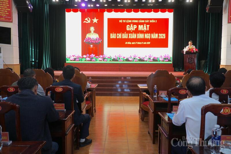 Bộ Tư lệnh Vùng Cảnh sát biển 2 gặp mặt, lắng nghe các ý kiến của các cơ quan thông tấn báo chí về công tác phối hợp tuyên truyền