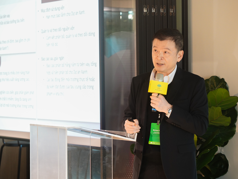 Ông Michael Wen - Phó Chủ tịch Điều hành Ngân hàng Cathay United chia sẻ, ESG còn được thúc đẩy qua các sáng kiến cộng đồng.