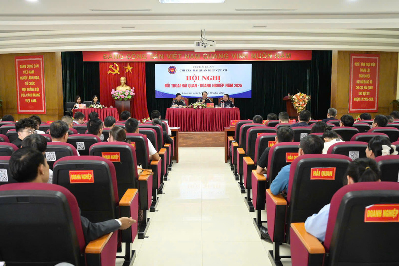 Hội nghị đối thoại Hải quan - Doanh nghiệp năm 2025. Ảnh: CHQ