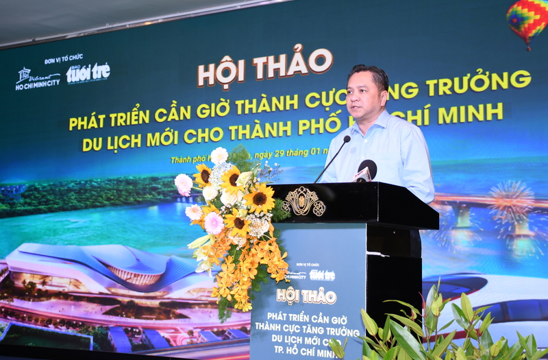 Ông Phạm Huy Bình - Giám đốc Sở Du lịch TP. Hồ Chí Minh. Ảnh: Minh Khuê.