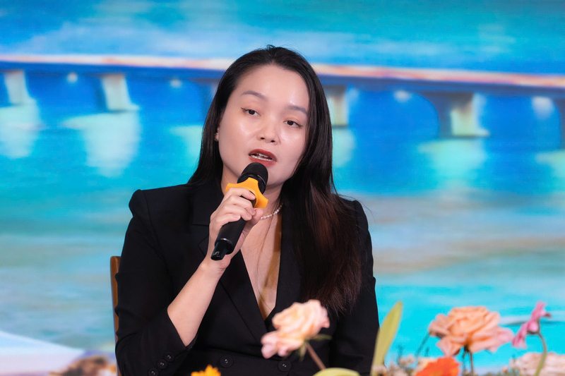 Bà Nguyễn Thị Hòa - Giám đốc Marketing Công ty Cổ phần Vinpearl. Ảnh: Minh Khuê.