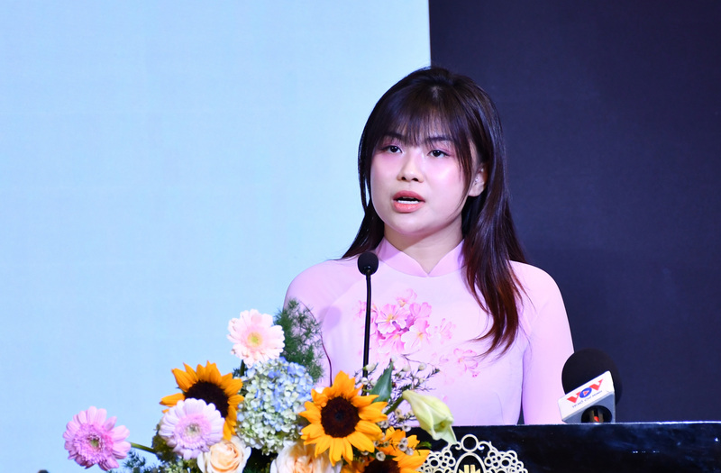 Bà Nguyễn Cẩm Tú - Giám đốc Trung tâm Xúc tiến Du lịch. Ảnh: Minh Khuê.