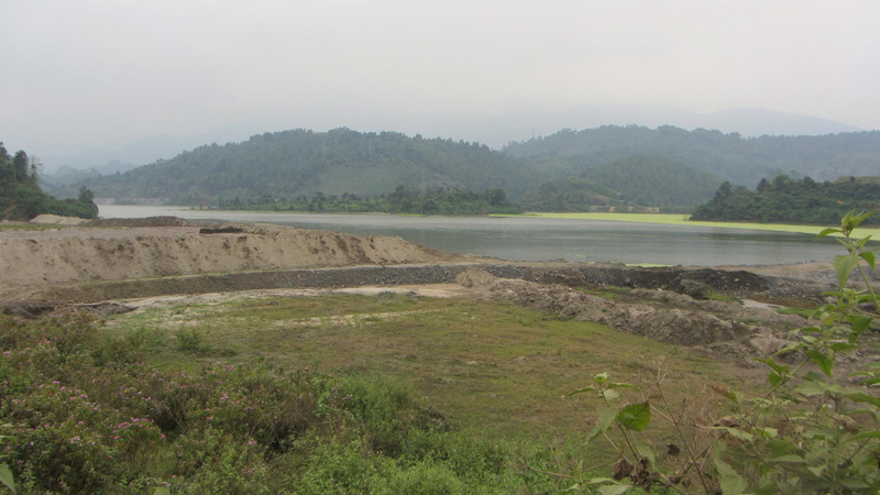 Hồ chứa quặng đuôi của Nhà máy Bắc Nhạc Sơn. Ảnh: Vimluki