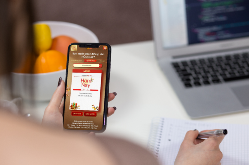 Hoạt động “Lịch Tết Hôm Nay” của Nestlé Việt Nam được nhiều người dùng hưởng ứng (Ảnh: Nestlé Việt Nam).