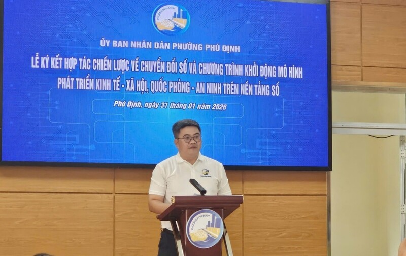 Ông Bùi Trung Trực - Chủ tịch UBND phường Phú Định, TP. Hồ Chí Minh