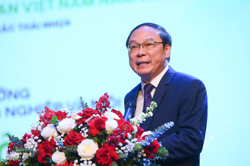 Thứ trưởng Bộ Nông nghiệp và Môi trường Lê Công Thành phát biểu tại sự kiện. Ảnh: Tùng Đinh