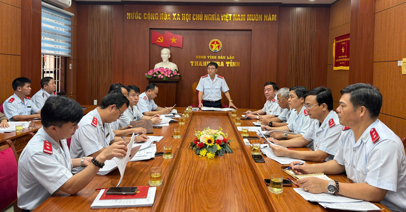 Thanh tra tỉnh Đắk Lắk tổ chức kỳ họp chuyên đề ngành. Ảnh: Ngọc Giàu