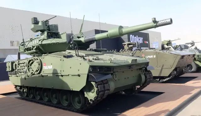 Xe tăng hạng nhẹ Tulpar. Ảnh: Getty