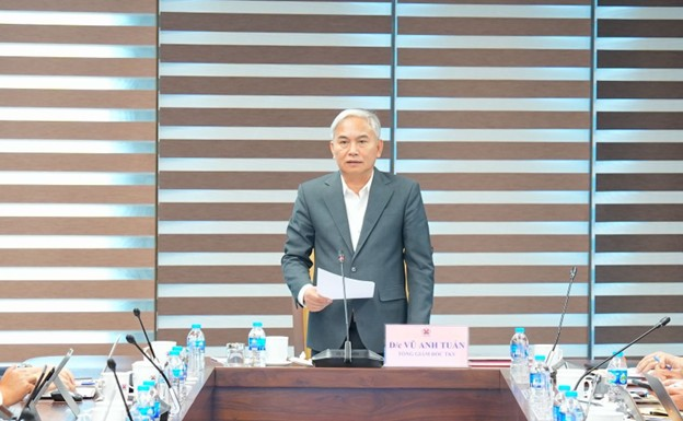 Tổng Giám đốc Tập đoàn Vũ Anh Tuấn phát biểu kết luận hội nghị.