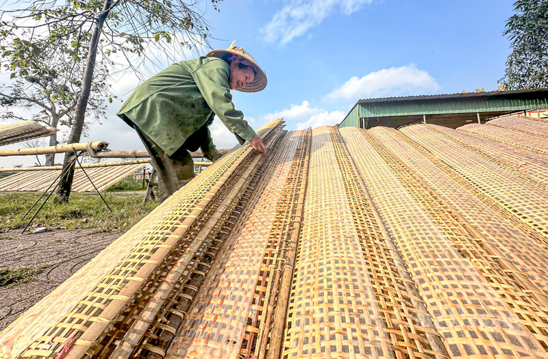 Người dân tranh thủ “cướp nắng” để cho ra những mẻ bánh chất lượng nhất