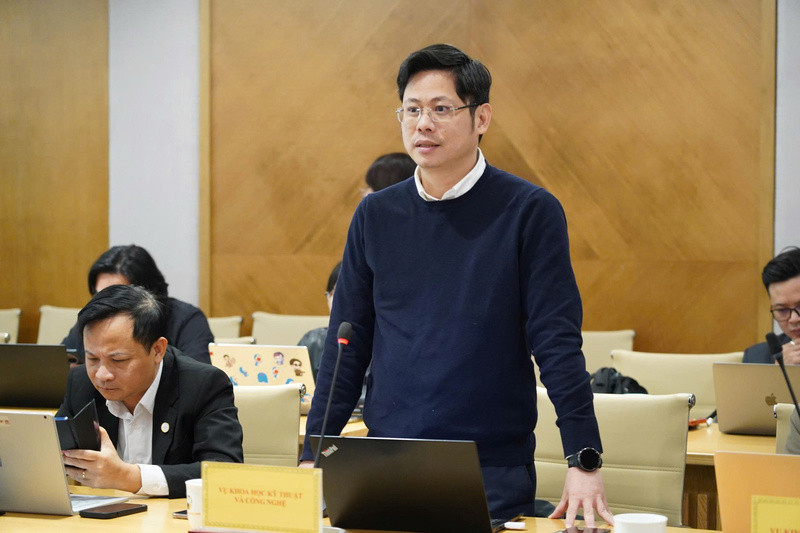 Ông Hoàng Anh Tú - Phó Vụ trưởng Vụ Khoa học kỹ thuật và công nghệ