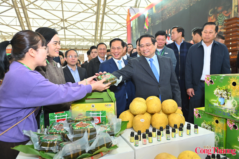 Các sản phẩm nông nghiệp sạch của các tỉnh được Thủ tướng đánh giá rất cao.