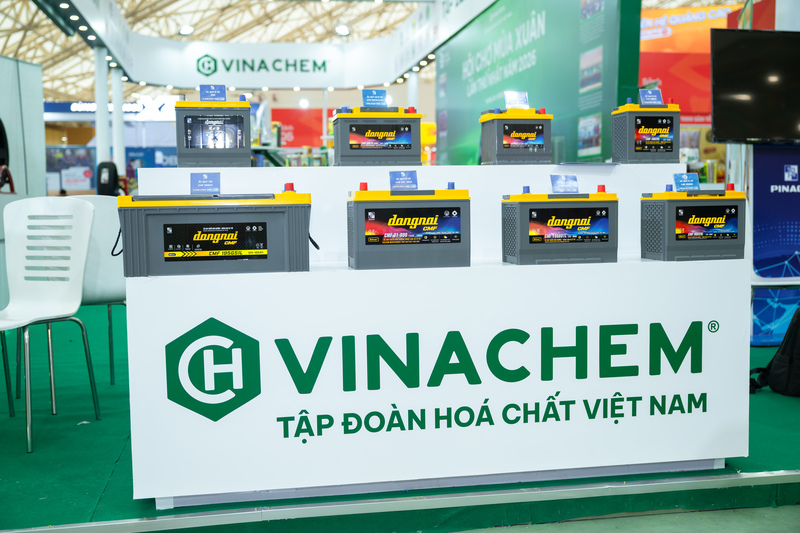 Sản phẩm pin Đồng Nai tại Hội chợ Mùa Xuân 2026
