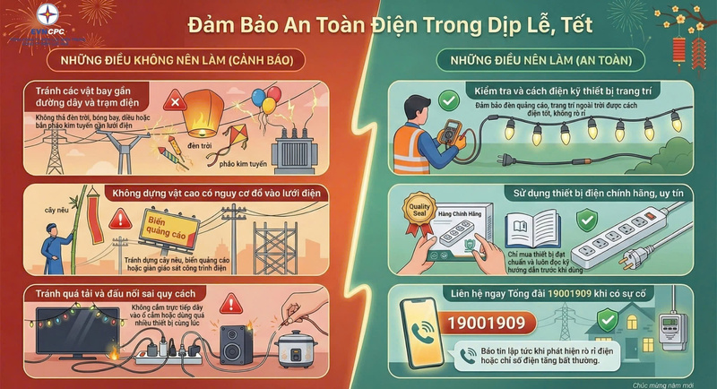 Cảnh báo những nguy hiểm và cách sử dụng điện an toàn. Ảnh: D. Huyền