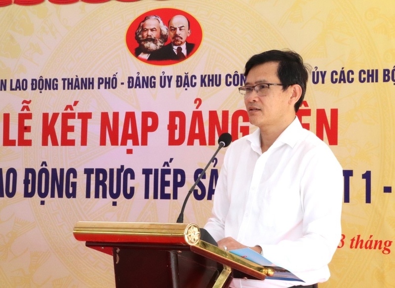 Phó Chủ tịch Thường trực Liên đoàn Lao động TP. Hồ Chí Minh Võ Khắc Thái. Ảnh: Thái Phương.