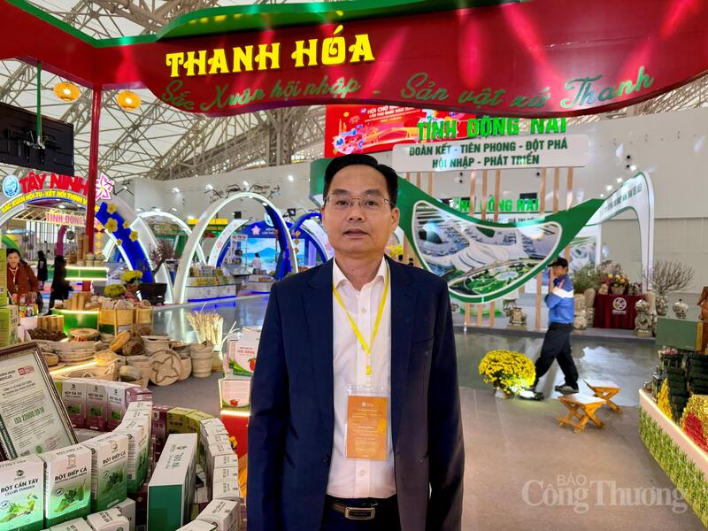 Ông Hoàng Xuân Phong, Giám đốc Trung tâm Xúc tiến (Sở Công Thương Thanh Hóa). Ảnh: Ngọc Hoa