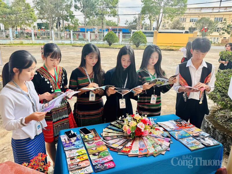 Không gian “Lâm Đồng vào xuân” tại phường Bắc Gia Nghĩa. Ảnh: Minh An