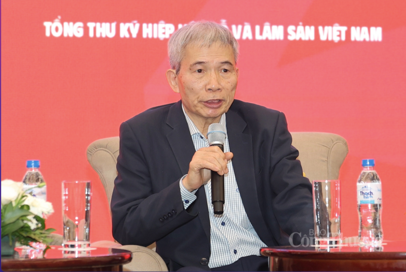Ông Ngô Sỹ Hoài – Chủ tịch Hiệp hội Gỗ và Lâm sản Việt Nam. Ảnh: Quỳnh Trang