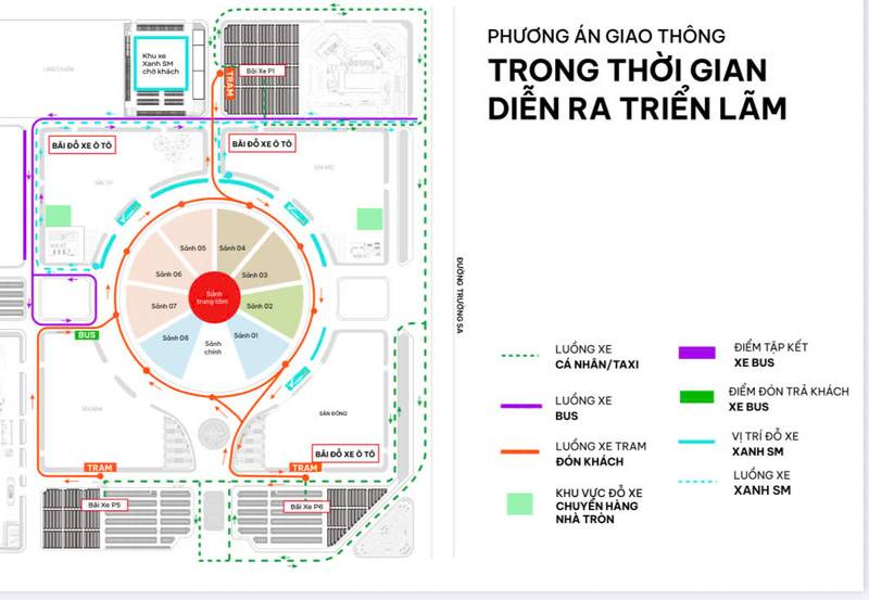 Trong khuôn khổ Hội chợ Mùa Xuân 2026, các chuyến có điểm đi và điểm đến tại khu vực hội chợ được hưởng ưu đãi 15%, tối đa 50.000 đồng.
