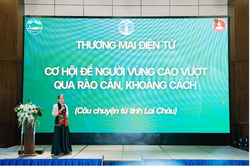 Chị Vũ Bích Hồng, đại diện Hợp tác xã Putaleng chia sẻ.