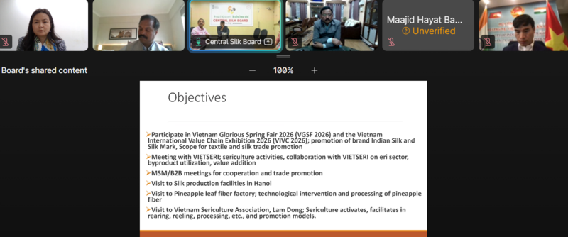 Hỗ trợ Hội đồng Lụa Trung ương Ấn Độ dự Hội chợ Mùa Xuân 2026 - 1